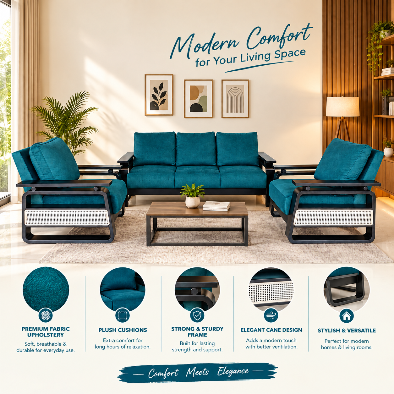 MUSTANG SOFA SET gallery image
