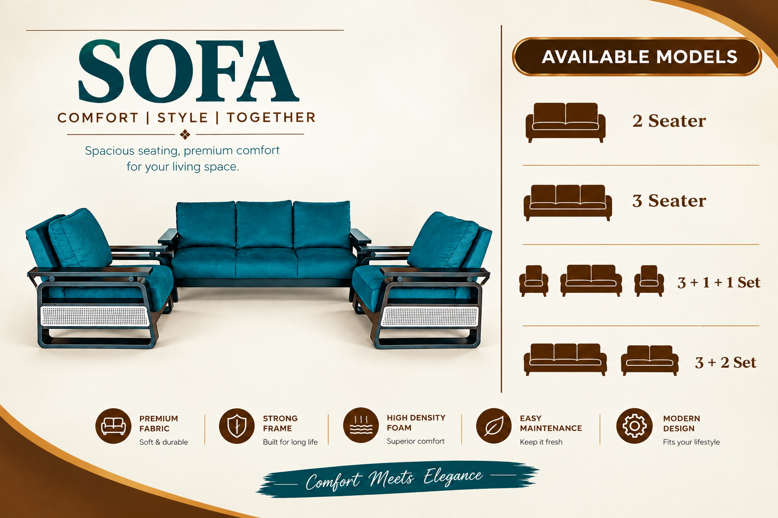 MUSTANG SOFA SET gallery image